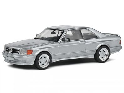 Mercedes C126 560 SEC wide body silber Modellauto S4310903 Solido 1:43