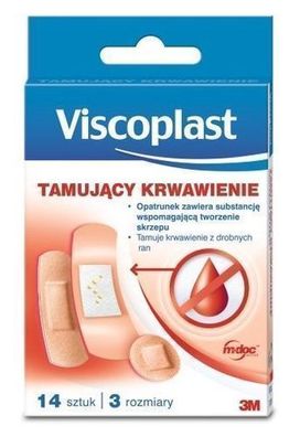 14-teiliges Viscoplast Blutstillendes Pflasterset