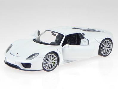 Porsche 918 Spyder 2015 weiss Modellauto 24055 Welly 1:24