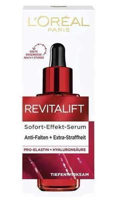 L'Oral Anti-Aging Serum mit Pro-Elastin & Hyaluronsäure, 30ml â?? Exklusive Hautpfleg