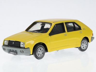 Renault 14 Baujahr 1976 gelb Modellauto Norev 1:43