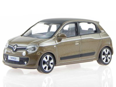 Renault Twingo 2014 Cappuccino braun Modellauto 517415 Norev 1:43