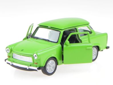 Trabant 601 hell grün DDR Ostalgie Modellauto 43654 Welly 1:34