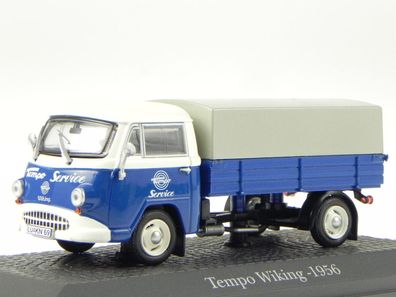 Tempo Wiking Pritsche 1956 Modellauto Atlas 1:43