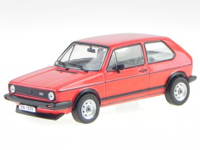 VW Golf 1 GTI 1978 rot Modellauto in Vitrine Altaya 1:43
