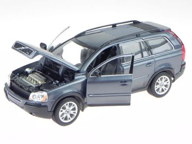Volvo XC90 graumetallic Modellauto Welly 1:24