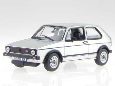 VW Golf 1 GTI 1976 silber metallic Modellauto 840079 Norev 1:43