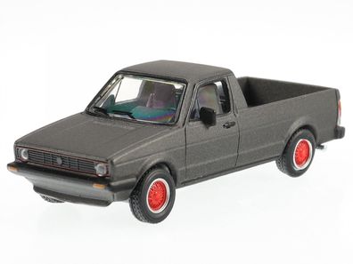 VW Caddy MK1 Pritsche mattgrau Modellauto 452033600 Schuco 1:64