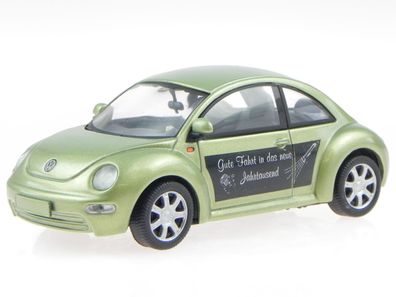 VW New Beetle grün metallic Modellauto Schuco 1:43