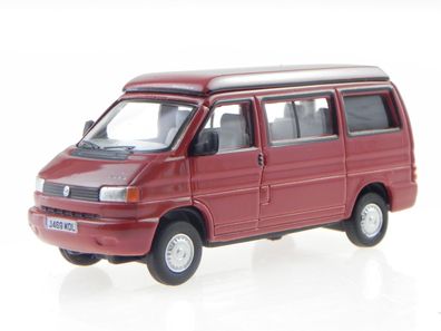 VW T4a California Westfalia Camper paprika rot Modellauto Oxford 1:76