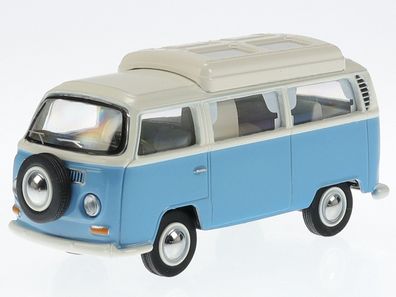 VW T2a Camper blau-weiss Modellauto 452030400 Schuco 1:64