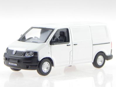 VW T5 Transporter Kastenwagen weiss Modellauto 76T5V002 Oxford 1:76