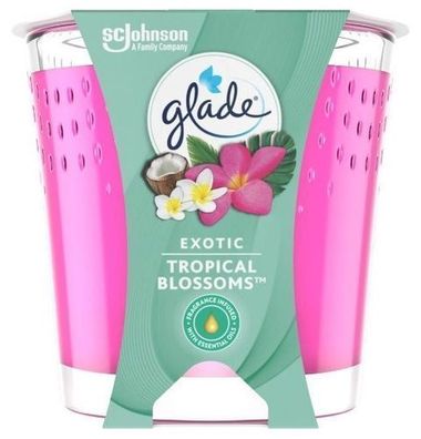 Glade Duftkerze "Tropische Blumenzauber" - 129g