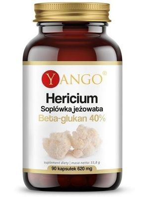 Yango, Hericium Beta Glukan 40%, 90 Kapseln