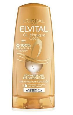 L'Oréal Elvital Kokosnuss Pflegespülung - Geschmeidigkeit & Feuchtigkeit