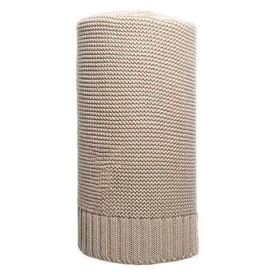 Bambus-Strickdecke NEW BABY 100x80 cm beige