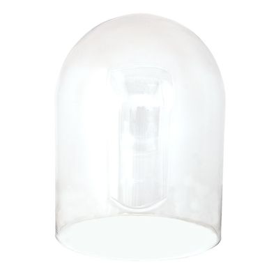 Clayre & Eef Glocke Ø 23x31 cm Transparant Glas (Gr. Ø 23x31 cm)