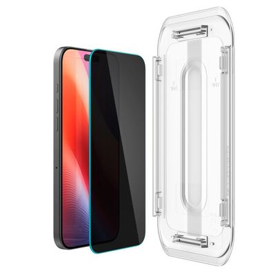 Spigen Glas. tr 2er Pack Privacy Tempered Glass Schutzglas Displayschutzglas kompat