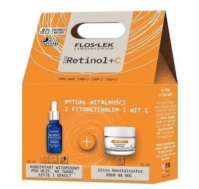 Flos-Lek Revita C Fitoretinol + C Krem 80 ml Hautpflege-Set