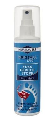 Murnauers Kristall Fußdeo, 100ml - Frische & Pflege