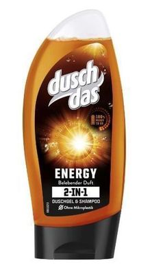 Duschdas Energy Duschgel, 250ml - Erfrischend & belebend