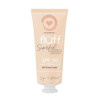 Fluff Gesichtscreme SPF50 Ausgleichende Teintcreme, 50ml