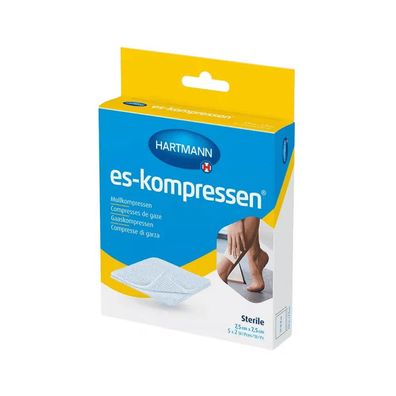 60x Hartmann ES-Kompressen verschiedene Größen, steril - 5 x 2 Stück - 10 x 10 cm | P