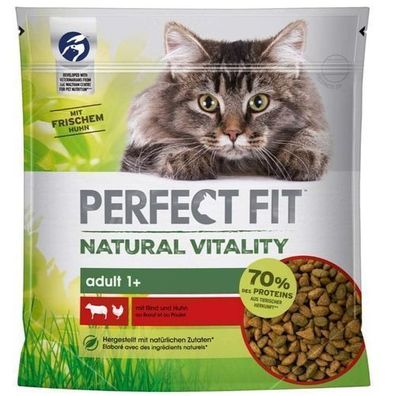 Perfect Fit Natural Vitality - Premium Katzentrockenfutter, 650g