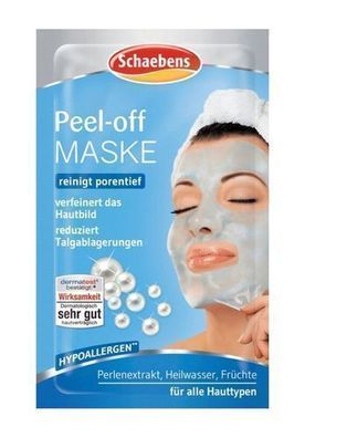 Schaebens Peel-off Maske, 15ml - Strahlende Haut