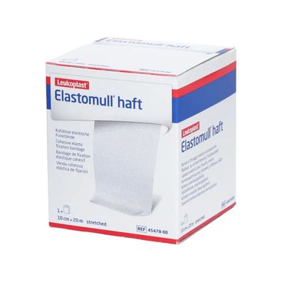 BSN Elastomull® haft, elastische Fixierbinde 10 cm x 20 m | Packung (1 Binden)