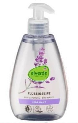 Alverde Bio-Fléssigseife Lavendel & Malve, 300 ml