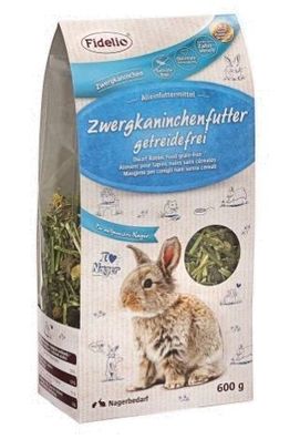 Premium Kaninchenfutter Getreidefrei, 600 g - Hochwertige Nährstoffquelle fér gesunde