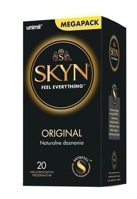 Unimil Skyn Original Latexfreie Kondome - 20 Stéck fér sicheres Erlebnis