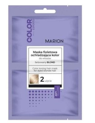 Marion Farbkühlende Blonde Haarmaske, 2 x 20 ml