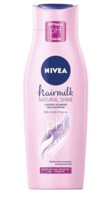 Nivea, Hairmilk Natérlicher Glanz Shampoo, 400 ml