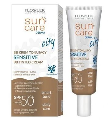 Floslek City BB Tönungscreme SPF 50+ für empfindliche Haut