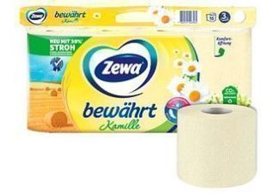 Zewa Premium Toilettenpapier - 8 Sanfte und Starke Rollen