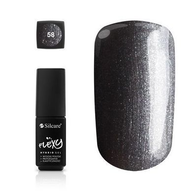 Silcare Flexy Hybrid Nagellack Nr. 58 - Profi Farblack