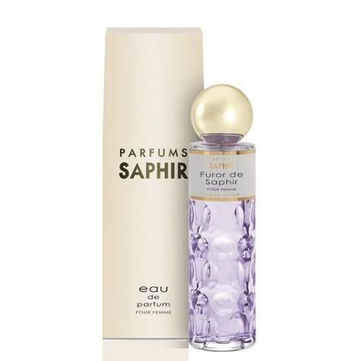 Saphir Furor Eau de Parfum, 200ml - Sinnlicher Duft für starke Frauen