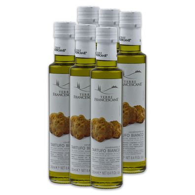 Food-United Trüffel-Öl weiß Premium Speiseöl TERRE Francescane 6x 250ml