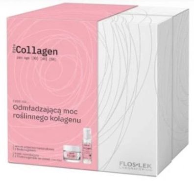 Flos-Lek Fito Collagen PRO Age Serum 30ml & Creme 50ml Hautpflege-Set