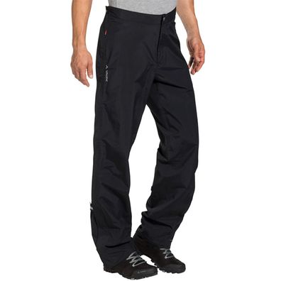 VAUDE Mens Yaras Rain Zip Pants III - Radhose/Überziehhose Herren