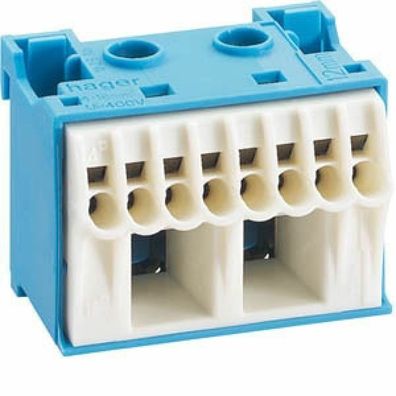 Hager KN10N SSK, N-Klemme 10 Klemmstellen