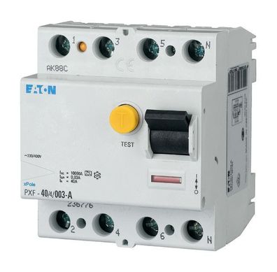 Eaton Moeller PXF-40/4/003-A Fi-Schutzschalter 4polig 40A 0,03A