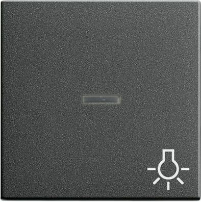 Gira System 55 Kontroll Wippe + Symbol Licht Anthrazit 067428
