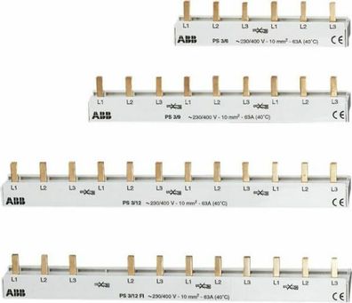 ABB 3Phasenschiene pro M compact 12 Module PS3/12