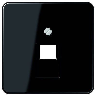 Jung CD500 Abdeckung f. IAE/ UAE 1x8polig schwarz CD569-1UASW