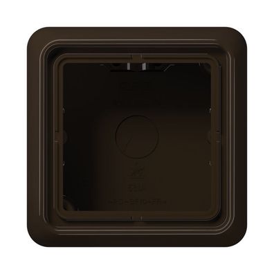 Jung CD500 Aufputz-Gehaeuse mit Rahmen 1fach Aufputz CD581ABR