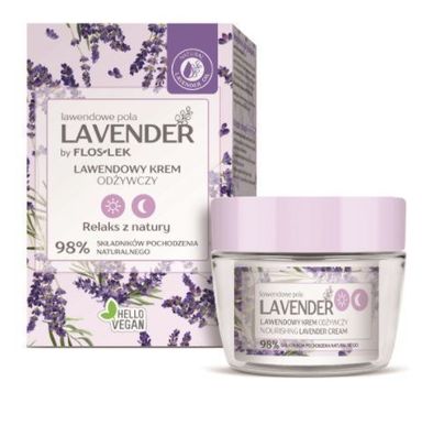 Flos Lek Lavendel Nährende Tages- und Nachtpflege Creme, 50 ml