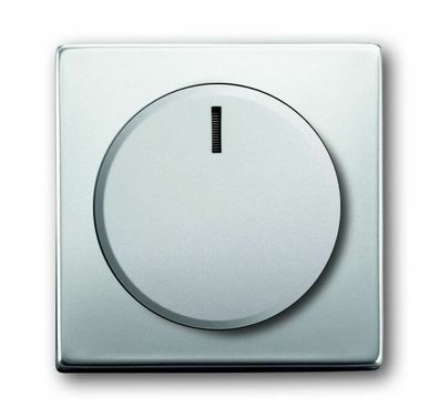 B + J pur edelstahl, Bedienelement für Drehdimmer 6540-866-102